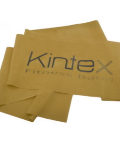 Juosta mankštai Kintex, be latekso, auksinė, 1,8m