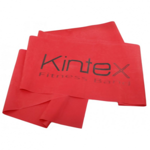 Juosta mankštai Kintex, be latekso, raudona, 1,8m