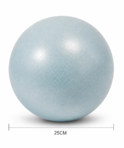 Pilateso ir mankštos kamuoliukas 25 cm – šviesiai mėlynas - Image 3
